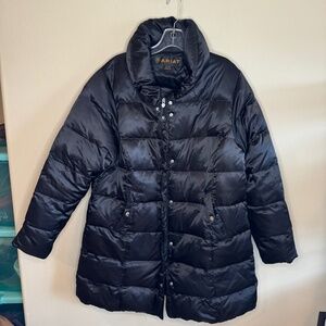 Women's Ariat Heavy Down Puffer Jacket Coat XL